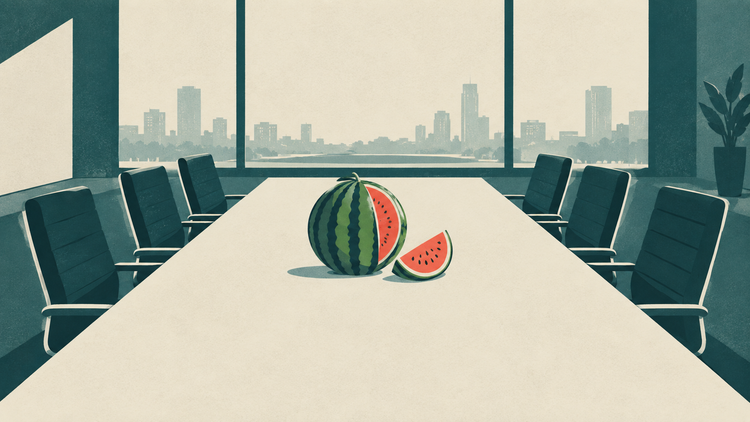 The status meeting that manufactures surprises